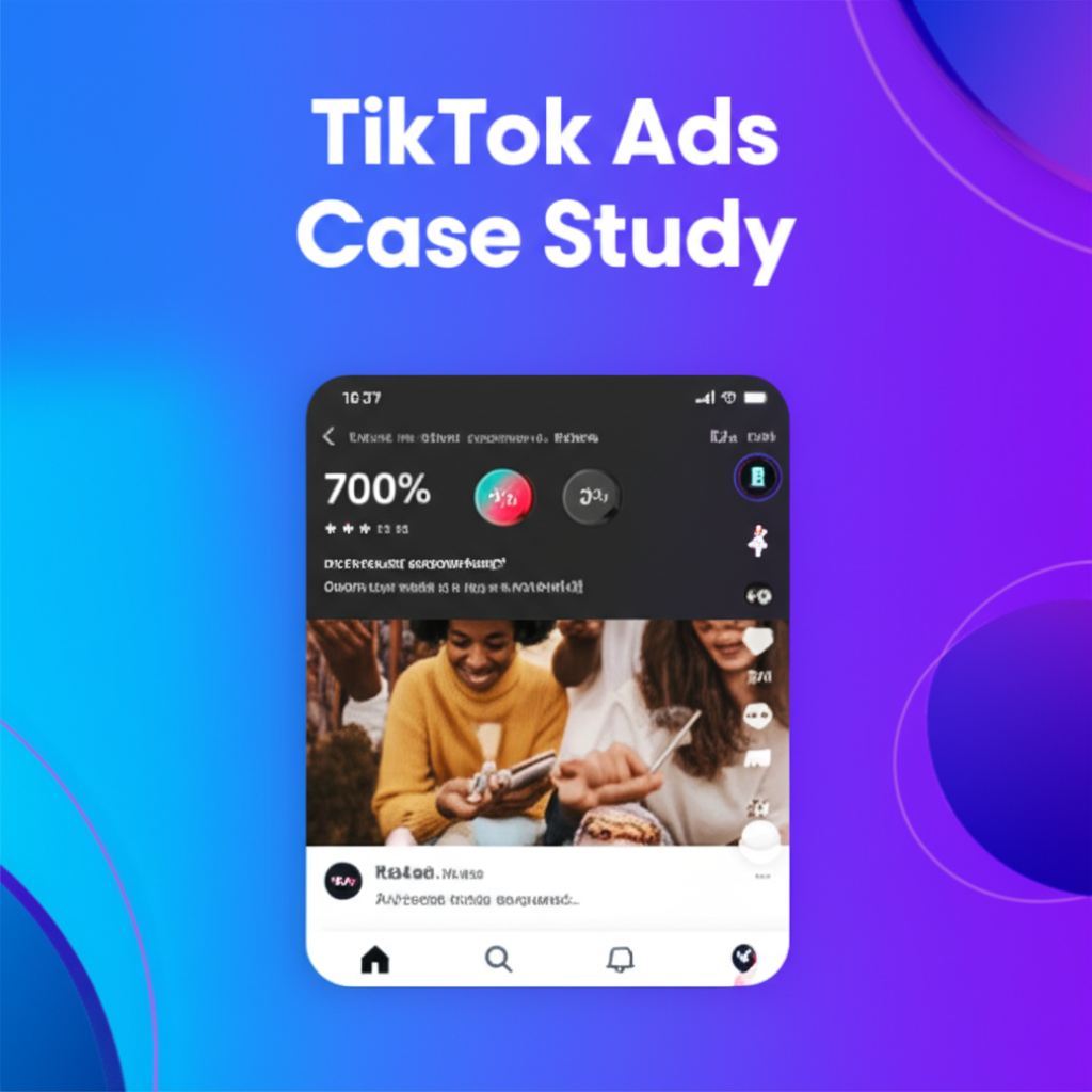 TikTok Ads Dashboard with blurred client information